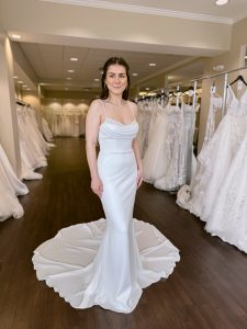 Easy wedding dresses from One Fine Day Bridal in Fort Wayne, Indiana