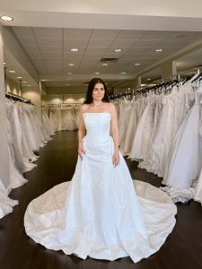 Statement wedding dresses at One Fine Day Bridal in Fort Wayne, Indiana