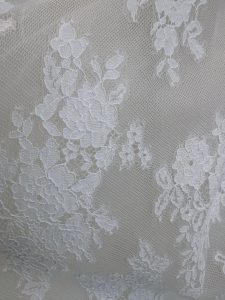 chantilly lace bridal fabric